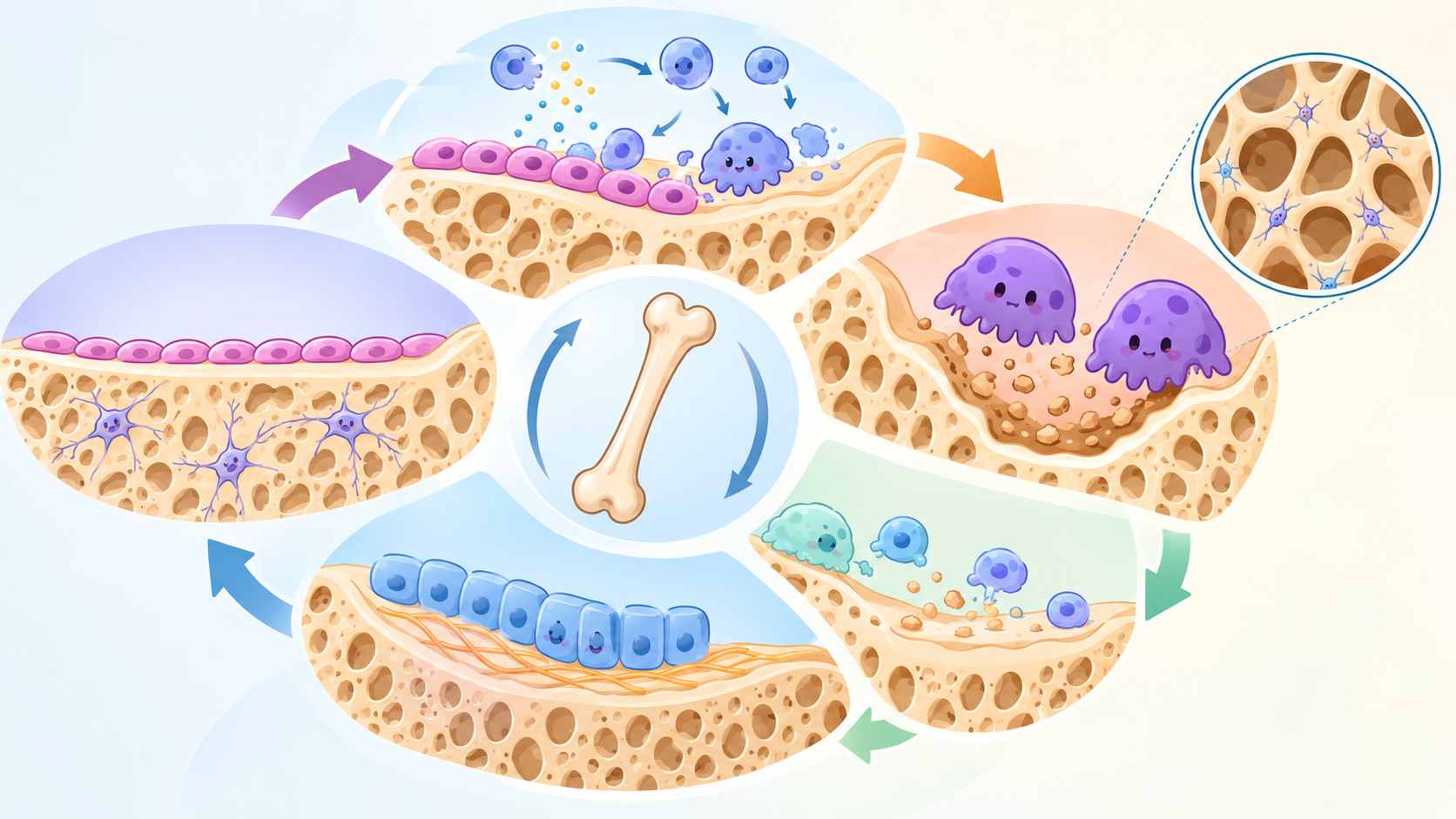 The Bone Remodeling Cycle