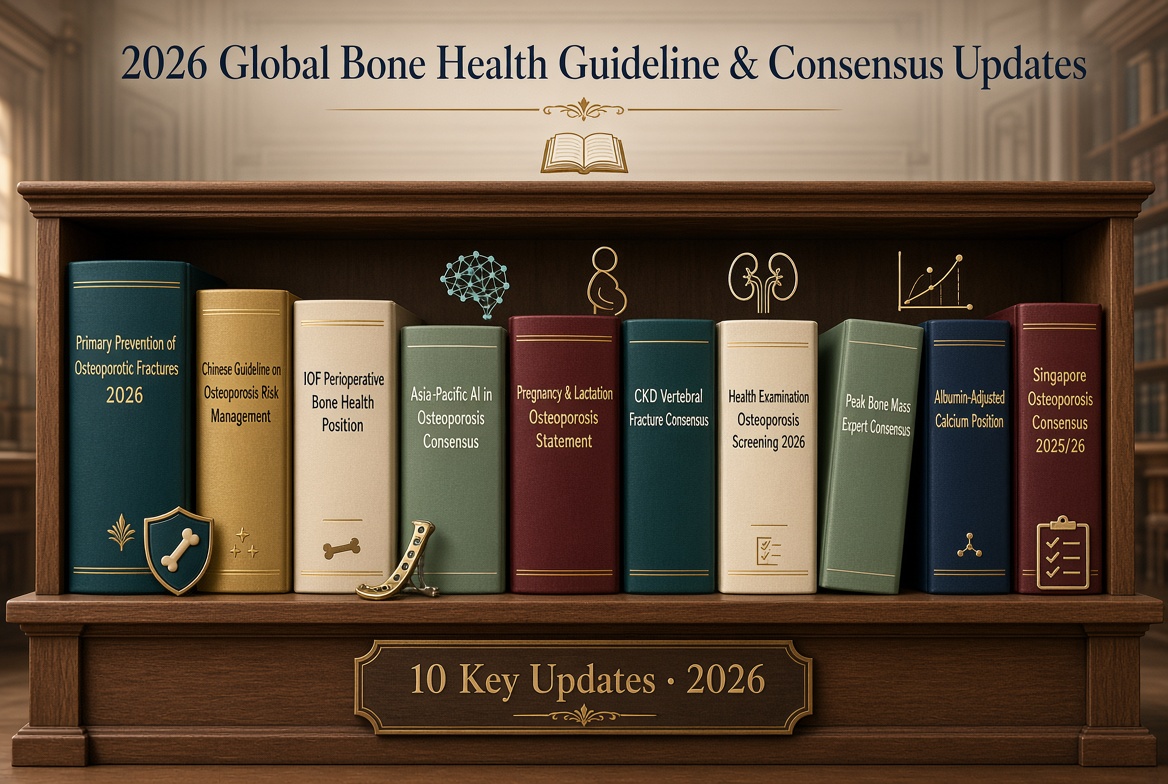 2026 Global Bone Health Guideline and Consensus Updates