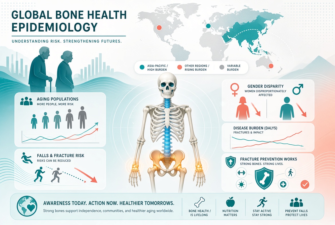 Global Epidemiological Updates in Bone Health in 2026: Disease Burden, Fracture Risk and Population Disparities