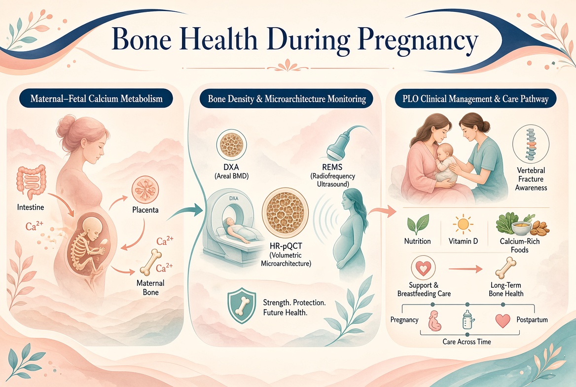 Emerging Research in Bone Health During Pregnancy: Maternal–Fetal Calcium Metabolism, Bone Density Monitoring, and Clinical Management of Pregnancy-Associated Osteoporosis